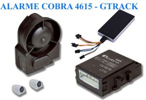 Alarme "Cobra 4615" Utilitaire GPS avec Détecteur Hyperfréquence Cobra 5462