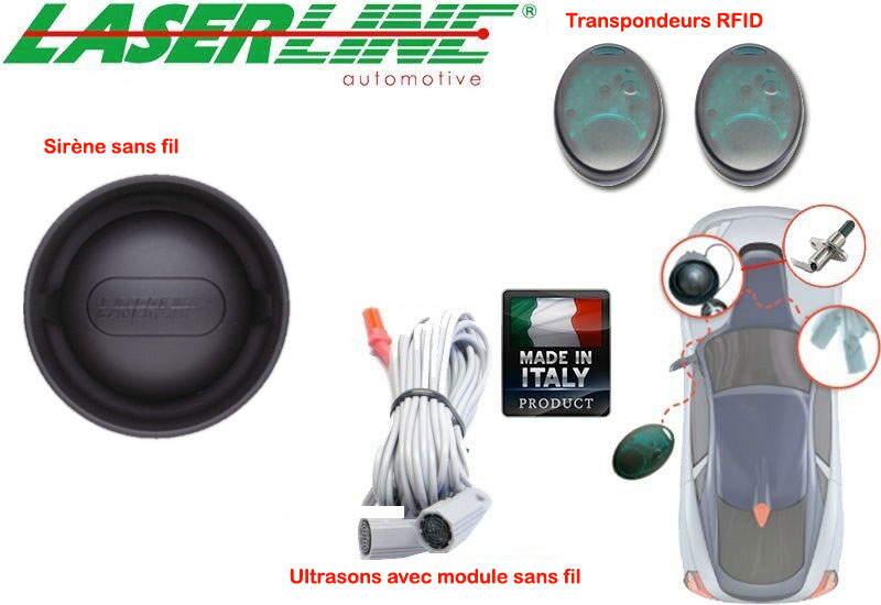 Alarme Laserline, Alarme Voiture Sans Fil