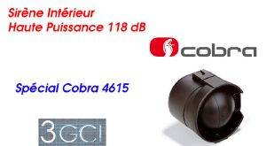 Alarme cobra 4615 2 sirènes