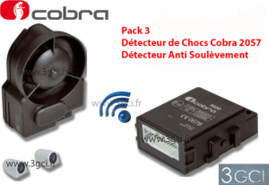 Alarme Cobra 4615, anti soulèvement et détecteur de chocs