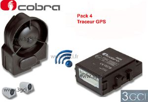 ALARME COBRA 4625 TRACEUR GPS IMOTRACK - PACK 4