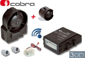 ALARME CAN BUS COBRA 4615 AVEC 2 SIRENES + DETECTEUR DE CHOCS