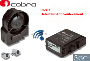 ALARME CAN BUS COBRA 4625 AVEC SIRENE SANS FIL + ANTI SOULEVEMENT