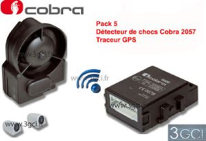 ALARME COBRA 4625 TRACEUR GPS IMOTRACK - PACK 5