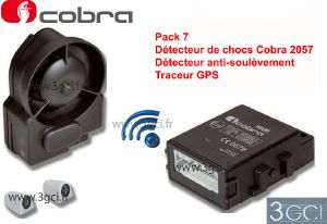 Alarme Cobra 4615, anti soulèvement et détecteur de chocs