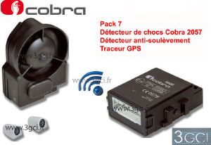 Alarme Cobra 4615, anti soulvement et dtecteur de chocs